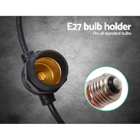 20m LED Festoon String Lights Outdoor Christmas Wedding Waterproof Garden Decor thumbnail