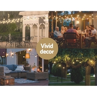 86m Festoon Lights Christmas Fairy String Lights Outdoor Party Garden Decor thumbnail