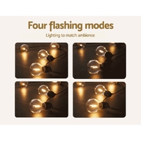 17m Solar Festoon Lights Outdoor LED String Light Christmas Decorations 2pcs thumbnail