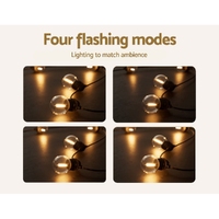 41m Solar Festoon Lights Outdoor LED String Light Xmas Wedding Garden Party thumbnail