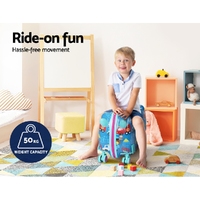 Wanderlite 17" Kids Ride On Luggage Children Suitcase Trolley Travel Car thumbnail