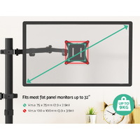 Artiss Monitor Arm Desk Mount Laptop Tray thumbnail