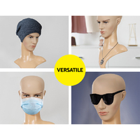 Embellir Male Mannequin Head Dummy Model Display Shop Stand Professional Use thumbnail