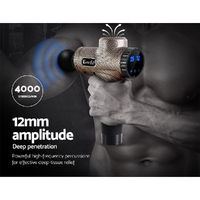 Everfit Massage Gun 6 Heads Massager Electric LCD Vibration Relief Percussion thumbnail