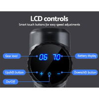 Everfit Massage Gun 30 Speed 6 Heads Vibration Muscle Massager Chargeable Black thumbnail