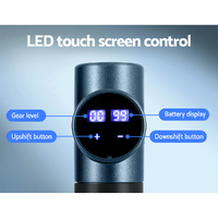 Everfit 30 Speed Massage Gun 4 Heads Vibration Muscle Massager Chargeable Blue thumbnail