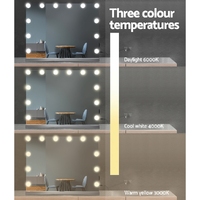 Embellir Makeup Mirror 58x46cm Hollywood Vanity with LED Light Tabletop Wall thumbnail