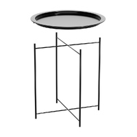 Gardeon Coffee Side Table Steel Outdoor Furniture Indoor Desk Patio Garden thumbnail