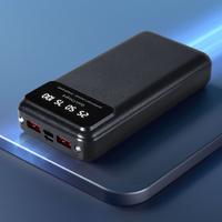 20000mAh Portable Power Bank PD22.5W Quick Charging Fast Charger for Phone Black thumbnail
