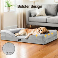 i.Pet Pet Bed Dog Calming Soft Cushion Egg Crate Large Sofa Removable Washable thumbnail