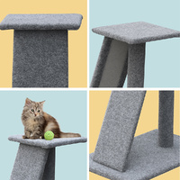 i.Pet Cat Tree 82cm Scratching Post Tower Scratcher Condo Trees Climb House thumbnail
