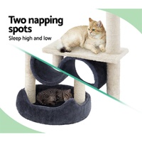 i.Pet Cat Tree 76cm Scratching Post Tower Scratcher Condo House Hanging toys thumbnail