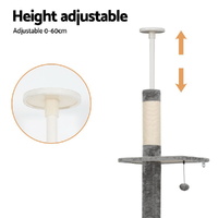 i.Pet Cat Tree 290cm Tower Scratching Post Scratcher Floor to Ceiling Cats Bed thumbnail