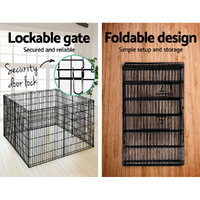 i.Pet 36" 8 Panel Dog Playpen Pet Fence Exercise Cage Enclosure Play Pen thumbnail