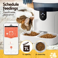 i.Pet Automatic Pet Feeder Dog Cat Wifi 7L Auto Smart Food Dispenser Timer Feed thumbnail
