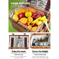 Alfresco 4 Person Picnic Basket Set Storage Blanket thumbnail