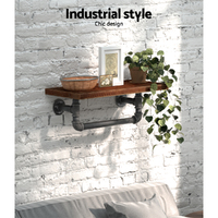 Artiss Floating DIY Pipe Shelf - IVES thumbnail