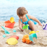 Keezi Kids Water Table Tool Kit Sand Truck Windmill Bucket Shovel Sandpit Toys thumbnail