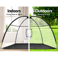 Everfit 3.5m Golf Practice Net Portable Training Aid Driving Target Tent Black thumbnail