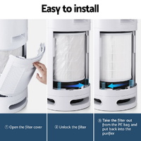 Devanti Air Purifier 4 Layers HEPA Replacement Filter thumbnail