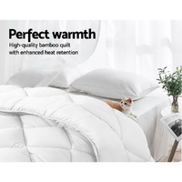Giselle Bedding 800GSM Microfibre Bamboo Quilt King thumbnail
