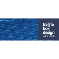 Giselle Bedding Faux Mink Quilt Blue King thumbnail