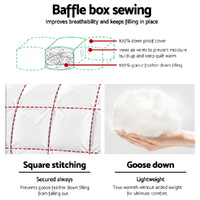 Giselle Bedding 700GSM Goose Down Feather Quilt Single thumbnail