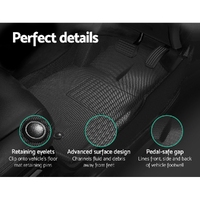 Weisshorn Car Floor Mats Rubber Fits Ford Ranger PX PX2 PX3 Dual Cab 2011-2022 3D thumbnail