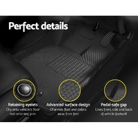 Weisshorn Car Floor Mats Rubber Compatible for Mazda BT50 Dual Crew Cab thumbnail