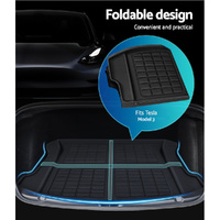 3PCS Car Rear Front Cargo Trunk Toolbox Luggage Rubber Mats for Tesla Model 3 2021-2022 thumbnail