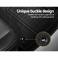 Weisshorn Car Rubber Floor Mats Front And Rear Compatible For Toyota RAV4 2019-2022 thumbnail