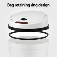 Devanti Sensor Bin Motion Rubbish Bins Kitchen Automatic Trash Can White 9L thumbnail