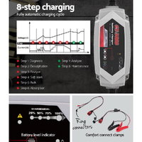 12V Automotive Car Battery Charger 24V 7Amp Vehicle Truck Chargers AGM thumbnail