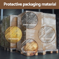 500mm x 400m Stretch Film Pallet Shrink Wrap 2 Rolls Package Use Plastic Clear thumbnail