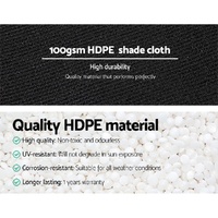 Instahut 50% Shade Cloth 1.83x20m Shade Cloth Sail Heavy Duty Shadecloth Garden Mesh Roll BK thumbnail