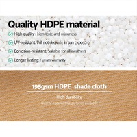 Instahut 90% Shade Cloth 1.83x20m Shadecloth Sail Heavy Duty Beige thumbnail