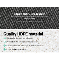 Instahut 30% Shade Cloth 3.66x10m Shadecloth Wide Heavy Duty White thumbnail