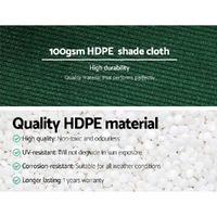 Instahut 50% Shade Cloth 1.83x20m Shadecloth Sail Heavy Duty Green thumbnail