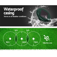 Gardeon 6X LED Solar Snake Repeller Pulse Plus Ultrasonic Pest Rodent Repellent thumbnail