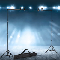 2.5X3M Photography Backdrop Stand Kit Studio Screen Photo Background Support Set thumbnail