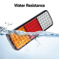 Giantz Pair 75 LED Tail Lights Stop Reverse Indicator 12V Ute Trailer Caravan Truck Boat thumbnail