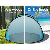 Weisshorn Pop Up Beach Tent Camping Portable Sun Shade Shelter Fishing thumbnail