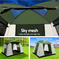 Weisshorn Camping Tent 6 Person Tents Family Hiking Dome thumbnail