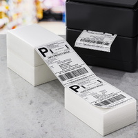 1500 Sheets Direct Thermal Label Adhesive Printer Paper Barcode Shipping Sticker thumbnail