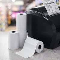 100 Rolls Thermal Label Paper Printer Paper Cash Register POS Receipt Roll thumbnail