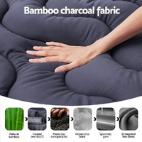 Giselle 5cm Mattress Topper Pillowtop toppers Bamboo Charcoal Queen thumbnail