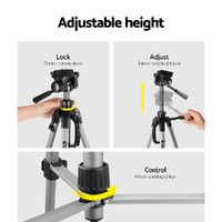 Weifeng Professional Camera Tripod Stand Mount DSLR Travel Adjustable 55-145cm thumbnail
