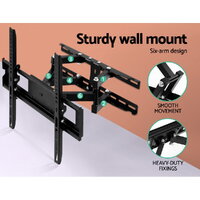 Artiss TV Wall Mount Bracket for 23"-55" LED LCD Full Motion Dual Strong Arms thumbnail
