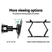 Artiss TV Wall Mount Bracket for 32"-80" LED LCD Full Motion Dual Strong Arms thumbnail