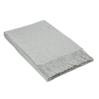 Paddington Throw - Fine Wool Blend - Light Grey thumbnail